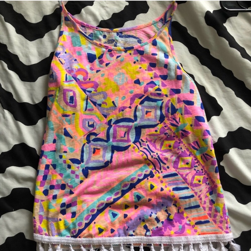Lily Pulitzer tank top.